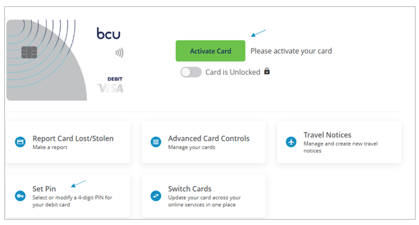 Debit Card Activation and PIN Updates